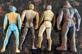 Lot Of 4 Vintage 1995 1996 Kenner Star Wars Action Figures Luke Obi Wan Greedo - £15.67 GBP