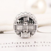 925 Sterling Silver Country Exclusive London Sparkling Buckingham Palace Charm  - £13.46 GBP