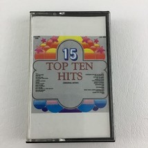 15 Top Ten Hits Cassette Tape Dion Ritchie Valens Everly Brothers Vintage 1984 - $14.80