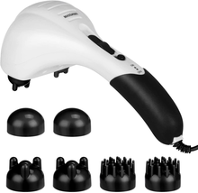 Cotsoco Handheld Neck Back Massager - Double Head Electric Full Body Massager -  - £35.15 GBP