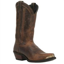 Laredo men&#39;s murphy bucklace snip toe boots for men - size 12D - $100.98