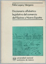Diccionario Alfabetico Legislativo del Comercio de Filipinas y Nueva Espana - £25.58 GBP