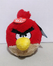 2010 Angry Birds Red 5&quot; Plush Commonwealth Toy With Tags (NO SOUND) - £22.22 GBP