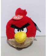 2010 Angry Birds Red 5&quot; Plush Commonwealth Toy With Tags (NO SOUND) - £21.90 GBP