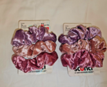 Scunci Scrunchies 2 Packs 6 Scrunchies Multi Color Velvet Super Soft New - $12.59