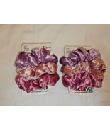 Scunci Scrunchies 2 Packs 6 Scrunchies Multi Color Velvet Super Soft New - $236.98 MXN