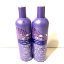 Clairol Professional Shimmer Lights Shampoo Blonde &amp; Silver 16 oz  Lot Of 2 - £19.45 GBP