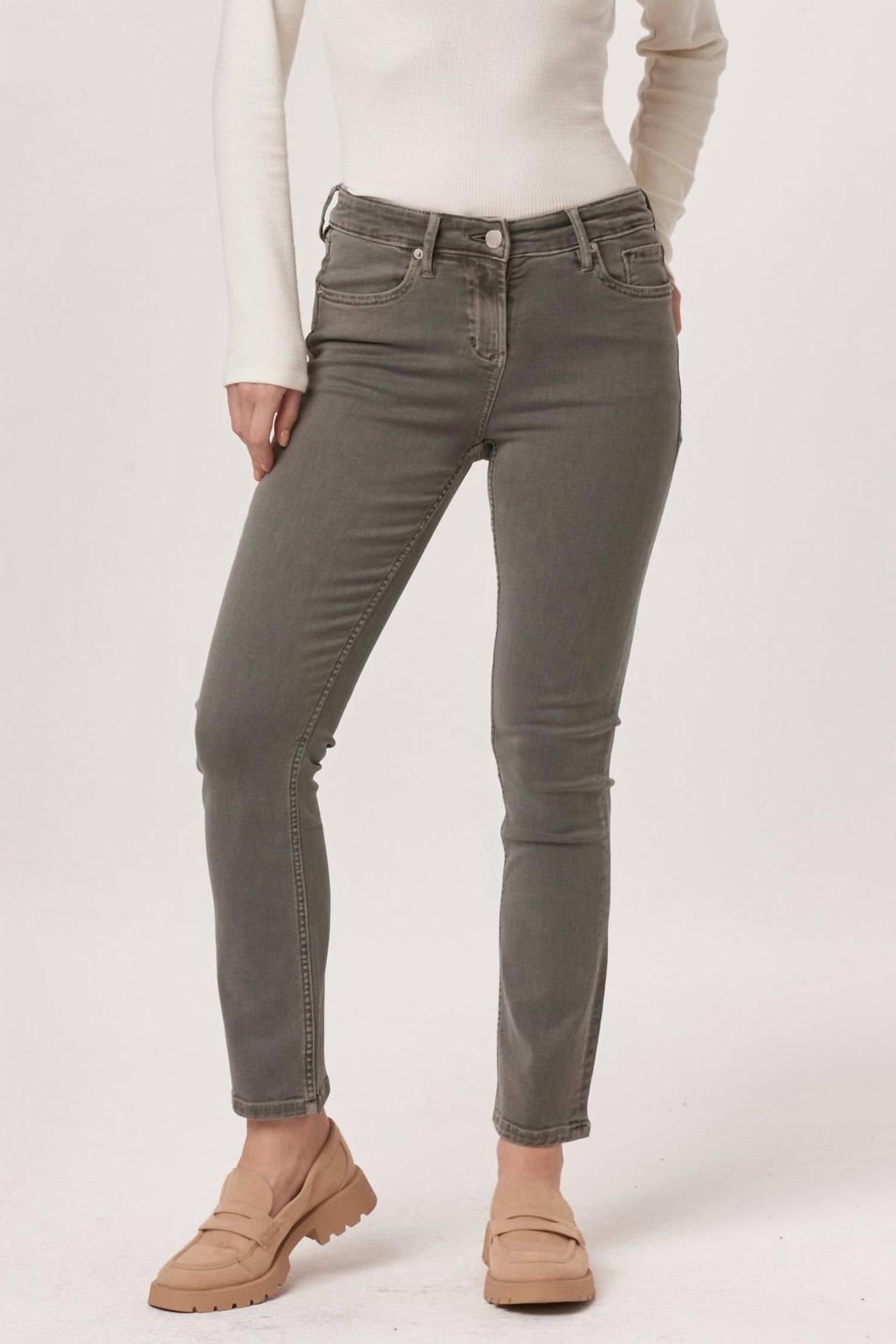 Dear John Denim Blaire Mid Rise Straight Leg Jeans Graphite - $68.00