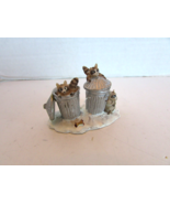 Lemax Accessory Trash Bandits Raccoons in Garbage Pails L134 - $5.65