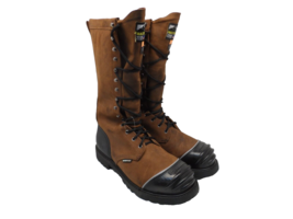 Matterhorn Men&#39;s 16&quot; Tailings Ins. Metguard Mining Boots MT716 Brown Leather 13W - £265.77 GBP