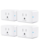 Govee Smart Plug, Wifi Bluetooth Outlets 4 Pack Work With Alexa And Google - $38.94