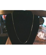 Gold Box Chain Link Necklace 18.25&quot; - $282.73 MXN