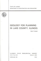 Geology for Planning in Lake County, Illinois by Jean I. Larsen - £7.98 GBP