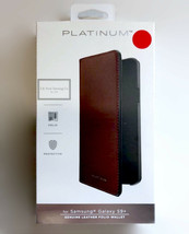 Platinum Folio Wallet Case for Samsung Galaxy S9+ Bourbon Brown PT-MGS9PLWFBR - £5.98 GBP