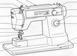 Pfaff SZA-645F manual for sewing machine Enlarged - £10.44 GBP