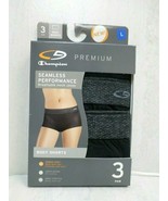 C9 Champion Women's 3pk Premium Seamless Performance Body Shorts, Black, Large - $249.43 MXN