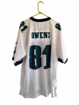 Vtg 2000s Y2k Philadelphia Eagles Terrell Owens Jersey XL Reebok NFL FOO... - $47.45