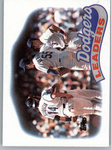 1989 Topps 669 Dodgers Leaders Team Leader Card Los Angeles Dodgers - $0.99