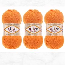 Alize Baby Best Yarn 90% Anti-Pilling Acrylic 10% Soft Bamboo Blend Crochet Hand - £13.58 GBP