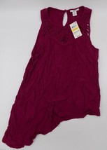 Womens Tank Top Crochet Neck Plum Burgundy Size Medium BAR III $59 - NWT - £7.04 GBP