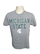 Michigan State University Spartans Adult Small Gray TShirt - £15.65 GBP