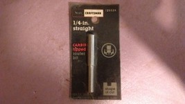 Router Bit -- Craftsman 1/4" straight shank ... curbed tipped # 25524 - £9.54 GBP