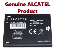 Genuine Alcatel CAB31P0000C1 Battery, 3.7V, 1300mAh, OT POP C3, OT 4033A... - $17.33