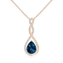 Authenticity Guarantee

ANGARA 2.02 Ct Twisted Infinity London Blue Topaz Dro... - £998.58 GBP