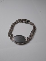 Vintage Speidel Two Chain Metal Bracelet 7 Inches - £19.93 GBP