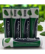 ChapStick Skin Protectant Classic Spearmint ☆FIVE☆ NEW Factory Sealed - $235.83 MXN