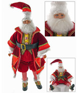 Katherine&#39;s Collection Santa Claus doll Noel 28-628037  18&quot; sit or stand - €113,56 EUR