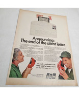 SCM Mail Call Letterpack Letters with Voice Devices Vintage Print Ad 1967 - $10.98