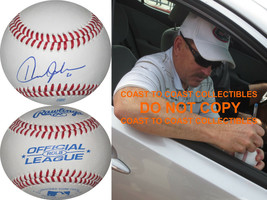 Howard Johnson New York Mets Detroit Tigers signed autographed baseball ... - £50.59 GBP