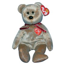 Ty Beanie Baby 1999 Signature Bear Retired 9&quot; tall - $12.99