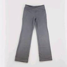 Jockey L Gray Bootcut Yoga Pants w/ Pockets Criss Cross Waist Stretch - $17.81