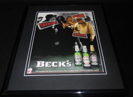 1992 Beck&#39;s Beer Framed 11x14 ORIGINAL Vintage Advertisement - £27.77 GBP