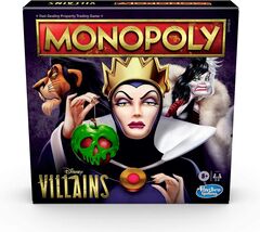 MONOPOLY Disney Villains Edition Board Game New Open / Damaged Box - $24.70