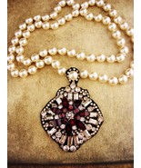 Edwardian necklace / pearl victorian style / fit for a Queen / gypsy jew... - £219.82 GBP