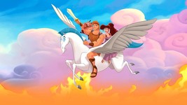 1997 Walt Disneys Hercules Movie Poster 11X17 Tate Donavan Zeus Hades ⚡ - £9.74 GBP