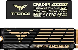 T-Force Cardea A440 Graphene &amp; Aluminum Heatsink 2Tb Dram Slc Cache 3D N... - $277.99