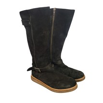 Ugg Australia black suede water resistant riding boot size 9 - $55.00