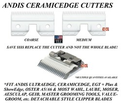 Andis Ceramic Edge Replacement Blade CUTTER*Fit Oster A5,Most Wahl,Geib Clippers - £15.17 GBP+
