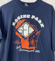 Vintage Basketball T Shirt Single Stitch Racine Girls State 1995 USA 90s... - $19.99