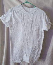 Men Fruit of The Loom Size Medium White T-Shirt Classic - $7.99