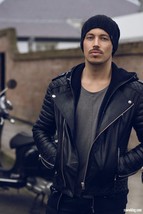 New Handmade Black Stylish Leather Jacket 2019 - £113.88 GBP