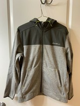 Eddie Bauer Men&#39;s Small Free Heat Gray Zip Up Hoodie - £7.90 GBP