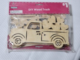 DIY Wood Truck - Happy Valentines Day (4-Pack) Craft Project - £11.00 GBP