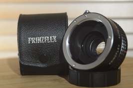 Prinzflex PK Auto 3X Tele converter with case in great condition. Triple your le - £24.09 GBP