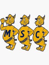 MSC Bobcat NCAA Basketball 12x8in Metal Sign Vintage Style - €21,34 EUR