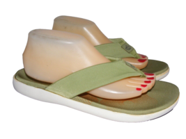 Spenco Orthotic Victoria Sage Green Women&#39;s Size 12 B Sandals Flip Flops Shoes - £18.35 GBP